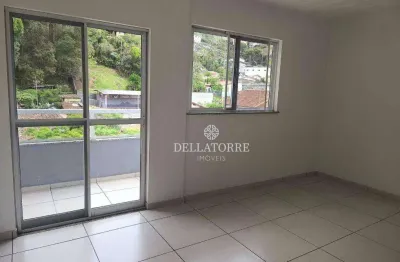 Apartamento com 2 quartos com varanda, elevador e garagem para alugar, 56 m² por r$ 1.868/mês - várzea - teresópolis/rj