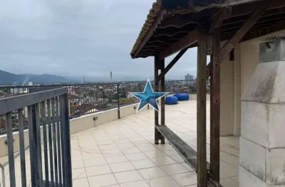 Cobertura com 2 dormitórios à venda, 127 m² por r$ 450.000,00 - caiçara - praia grande/sp