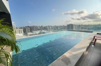 Quarto e sala à 1 quadra da praia de jatiúca - 44,50m²