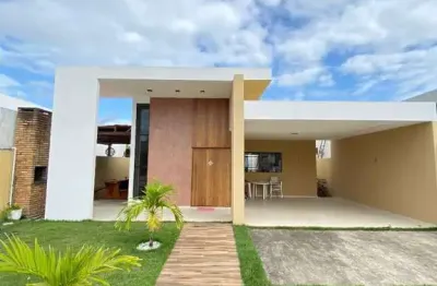 Casa em condomínio fechado com 3 dormitórios sendo 1 suíte master e 1 reversível / marechal deodoro - 120m²
