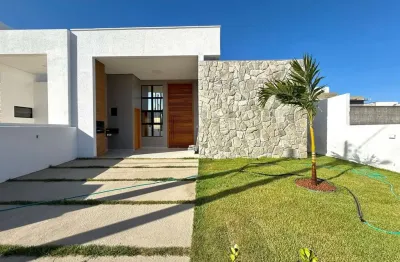 Casa em condomínio fechado com 3 dormitórios sendo 1 suíte + lavabo - 100m²