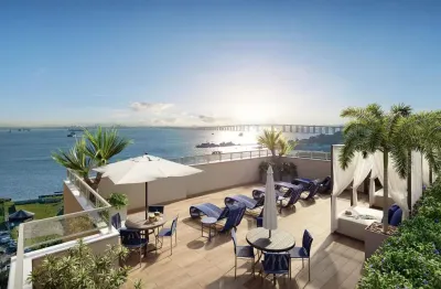 Excelente apartamento de 3 quartos com varanda, suíte, vaga e com vista para a baía de guanabara - niterói - rj