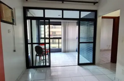 Apartamento para locação, 02 quartos, suíte, varanda,  na ponta da praia.