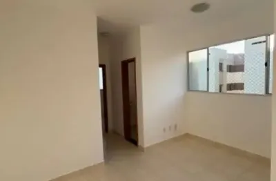Apto. 47m², 2 quartos, sala integrada, cozinha funcional, banheiro social, área de lavanderia, ambientes arejados e bem iluminados, portaria, elevador