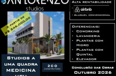 Studio a 100 metros da medicina, no campus umuarama