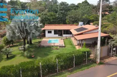 Rancho com 3.500m2, miranda 3. moradia e lazer. condomínio fechado. acesso asfalto até a porta, apenas 25 km de uberlândia.