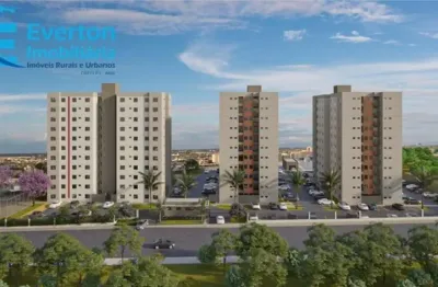 Apartamento novo, 2 quartos com e sem suíte, sacada, elevador e lazer completo.