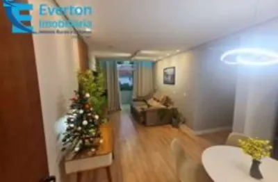 Apartamento de 90 m² com 3 quartos sendo 1 suite, sala em 2 ambientes, garagem 28 m².