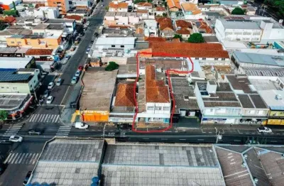 Prédio em avenida comercial com loja, barracão de depósito, garagem e apto no piso superior