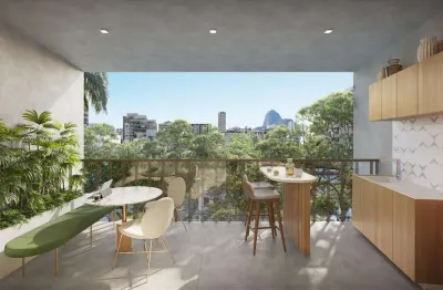 Apartamento 2 quartos para venda em rio de janeiro, humaitá, 2 dormitórios, 2 suítes, 1 banheiro