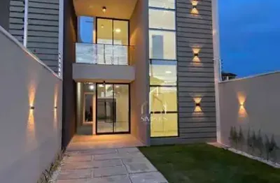 Última unidade! casa duplex no eusébio com 4 quartos  por r$ 629.000 - eusébio/ce