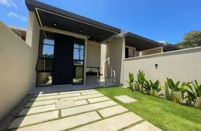 Casa com 3 dormitórios à venda, 122 m² por r$ 599.000 - eusébio - eusébio/ce