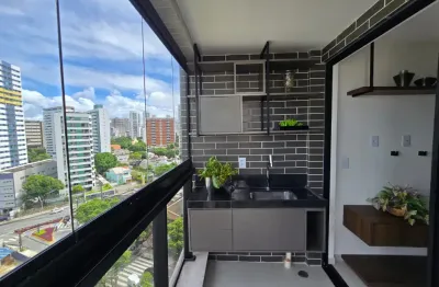 Lindo! mobiliado com requinte, prédio de alto padrão!!