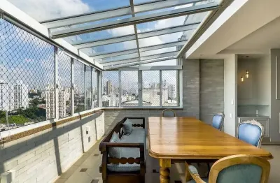 Cobertura em perdizes com 208m², 3 quartos e 2 vagas à venda, são paulo, sp