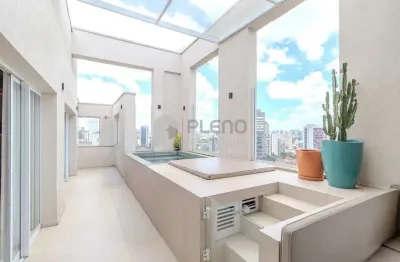 Penthouse na vila olímpia de 148m² com 2 suítes e 3 vagas à venda, são paulo, sp