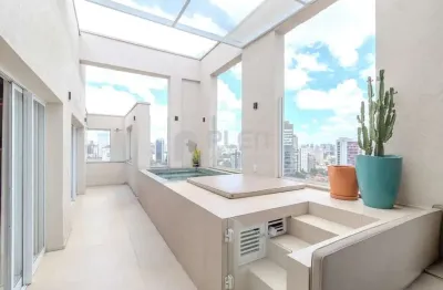 Penthouse na vila olímpia de 148m² com 2 suítes e 3 vagas à venda, são paulo, sp