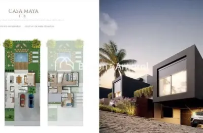 Casa em condomínio com 3 suítes, sala dois ambientes, 5 banheiros e 2 vagas na garagem - unidade 3