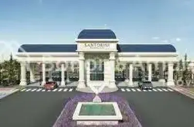 Terreno à venda com 366 m² no condomínio santorini, parque brasil 500, paulínia