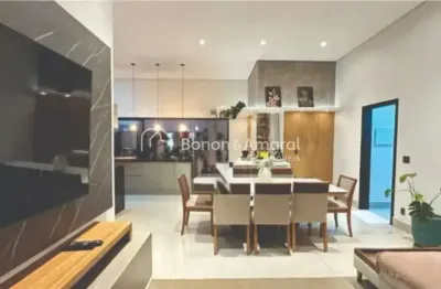 Casa em condomínio à venda com 200 m², 3 suítes , espaço gourmet e piscina no swiss park em campinas/sp
