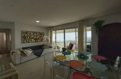 Apartamento à venda com 4 quartos, 2 suítes, salas integradas com varanda, 3 vagas, 137 m² no golden square, alphaville