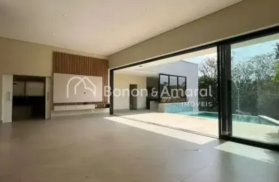 Casa para locação no parque das sapucaias, com 370 m², 4 suítes, ambientes integrados e espaço gourmet