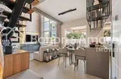 Apartamento a venda de 1 dormitório (duplex) 75m² de útil, suíte master, bairro chácara da barra - campinas.