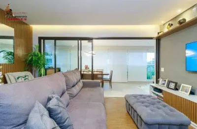 Maravilhoso apartamento c/138,0 m2 - 3 suítes - 2 vagas - brooklin