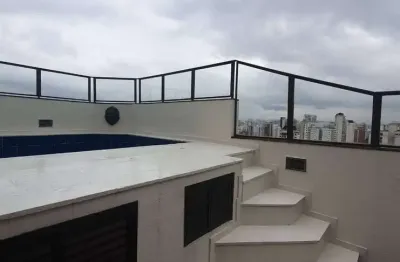 Campo belo com tranquilidade, pisc. e churrasq. privativa, cobertura duplex