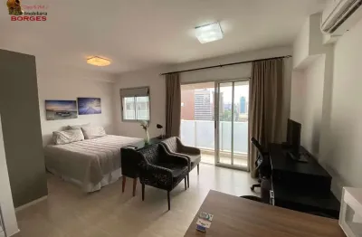 Lindo apartamento 'studio' c/33,0 m2 mobiliado - 1 vaga - chac. sto antonio