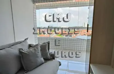 Apartamento para venda em praia grande, mirim, 2 dormitórios, 1 suíte, 2 banheiros, 1 vaga