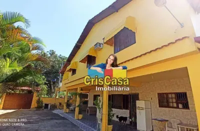 Pousada com 7 dormitórios, 280 m² - venda por r$ 500.000,00 ou aluguel por r$ 4.000,00/mês - extensão serramar - rio das ostras/rj