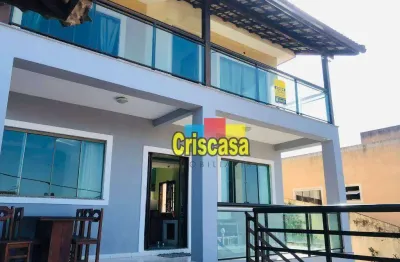 Casa com 4 dormitórios à venda, 277 m² por r$ 800.000,00 - casa grande - rio das ostras/rj