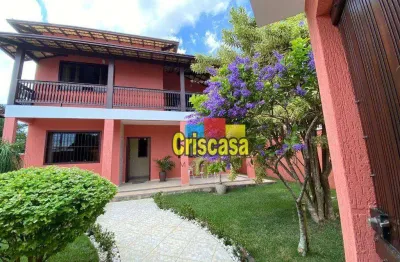 Casa mobiliada com 5 dormitórios à venda, 315 m² por r$ 1.390.000 - jardim mariléa - rio das ostras/rj
