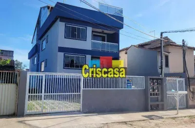 Cobertura à venda, 120 m² por r$ 450.000,00 - terra firme - rio das ostras/rj