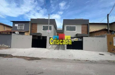 Casa com 3 dormitórios à venda, 80 m² por r$ 395.000,00 - village rio das ostras - rio das ostras/rj