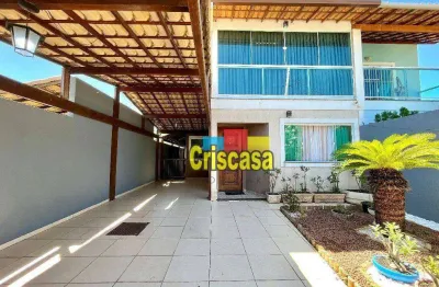 Casa à venda, 263 m² por r$ 800.000,00 - ouro verde - rio das ostras/rj