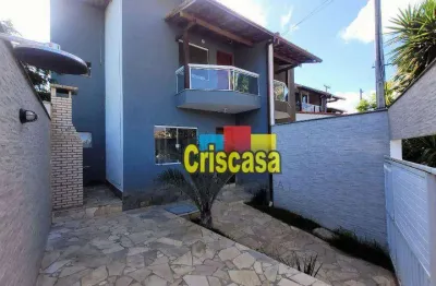 Casa com 3 dormitórios, 95 m² - venda por r$ 650.000,00 ou aluguel por r$ 1.904,17/mês - maria turri - rio das ostras/rj
