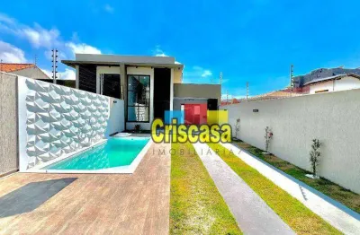 Casa com 3 dormitórios à venda, 105 m² por r$ 850.000,00 - ouro verde - rio das ostras/rj