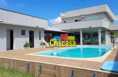 Casa com 4 dormitórios, 300 m² - venda por R$ 850.000,00 ou aluguel por R$ 4.240,17/ano - Jardim Miramar - Rio das Ostras/RJ