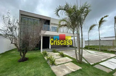 Casa com 4 dormitórios à venda, 240 m² por r$ 1.400.000,00 - extensão do bosque - rio das ostras/rj