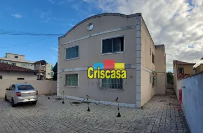 Apartamento com 1 dormitório à venda, 40 m² por r$ 250.000,00 - costa  azul - rio das ostras/rj