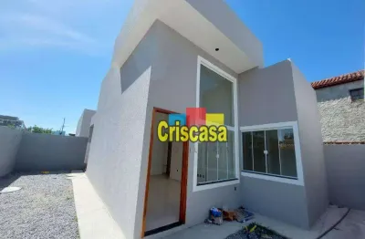 Casa linear com 2 dormitórios à venda, 65 m² por r$ 280.000 - mar y lago - rio das ostras/rj