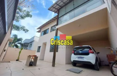 Casa com 4 dormitórios à venda, 220 m² por r$ 480.000,00 - residencial rio das ostras - rio das ostras/rj