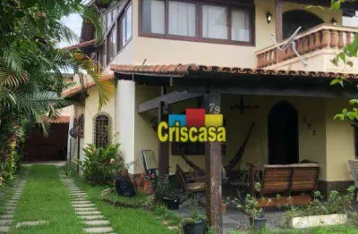 Casa com 5 dormitórios à venda, 245 m² por r$ 950.000,00 - centro - rio das ostras/rj