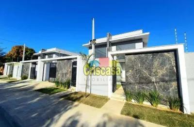 Casa com 3 dormitórios à venda, 75 m² por r$ 380.000,00 - extensão serramar - rio das ostras/rj