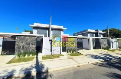 Casa com 3 dormitórios à venda, 75 m² por r$ 380.000,00 - extensão serramar - rio das ostras/rj