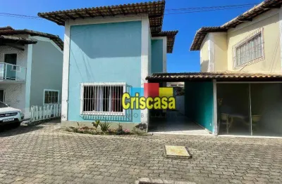 Casa com 2 dormitórios para alugar, 86 m² por r$ 1.666,00/mês - cidade beira mar - rio das ostras/rj