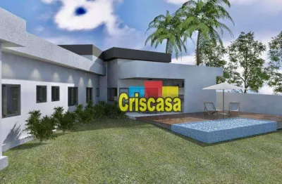 Casa com 4 dormitórios à venda, 150 m² por r$ 1.599.000,00 - balneário das garças - rio das ostras/rj