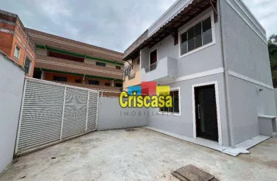 Casa com 2 dormitórios à venda, 70 m² por r$ 230.000,00 - extensão serramar - rio das ostras/rj