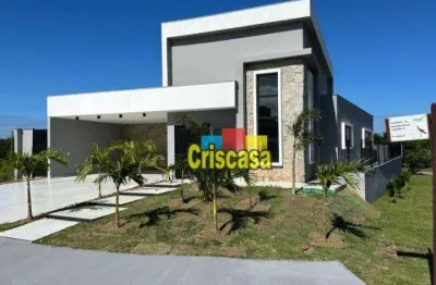 Casa com 4 dormitórios à venda, 260 m² por r$ 1.600.000,00 - alphaville - rio das ostras/rj
